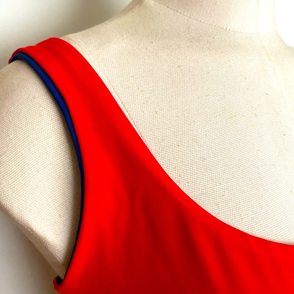 Solid & Striped Isabeli One Shoulder Reversible Bikini Top L - Picture 6 of 9